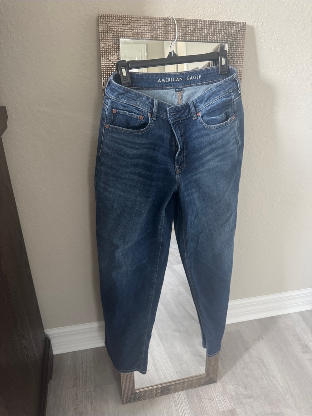 American Eagle Outfitters Indigo Blue High-Rise Jeans